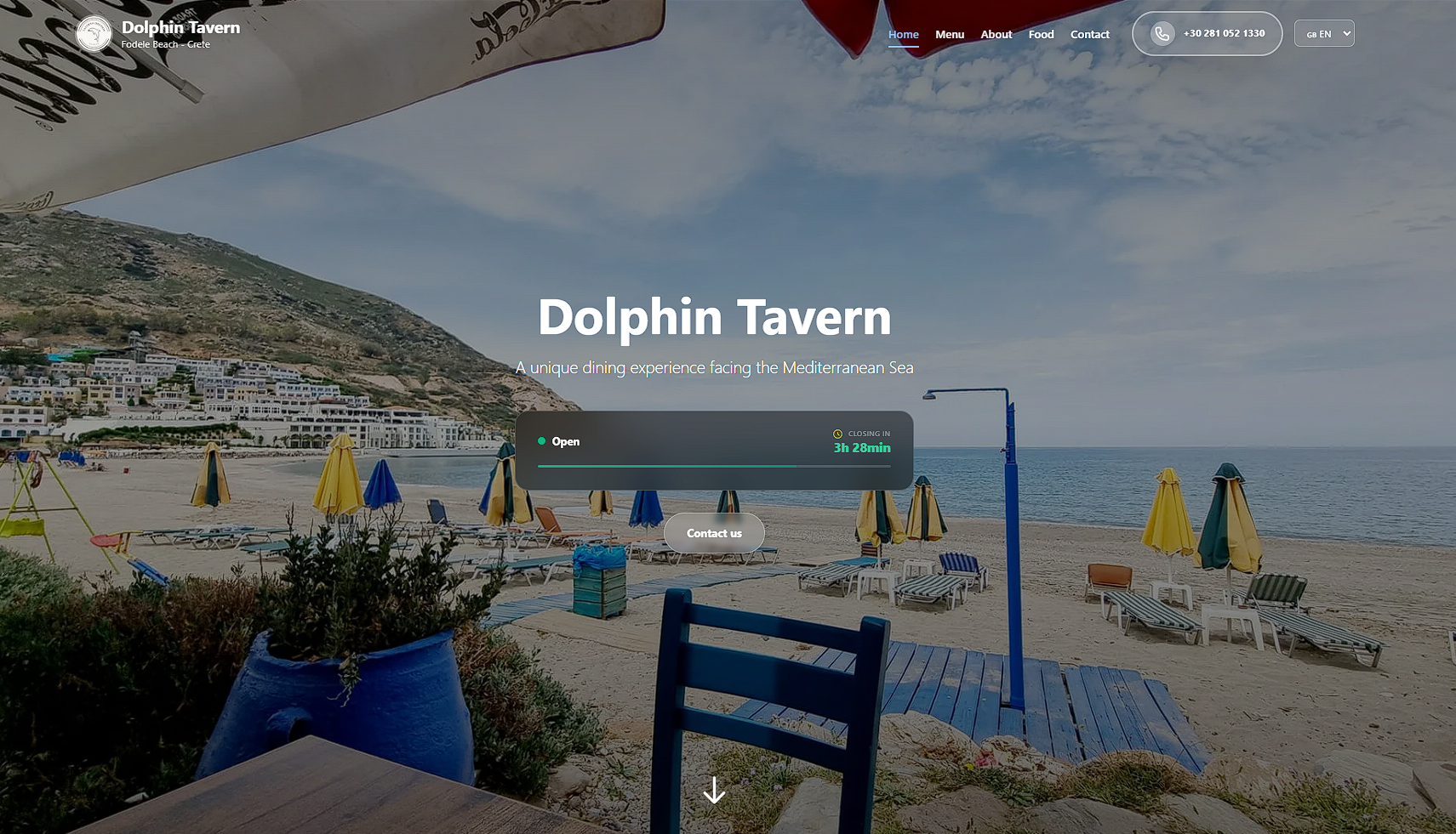 Site vitrine Restaurant