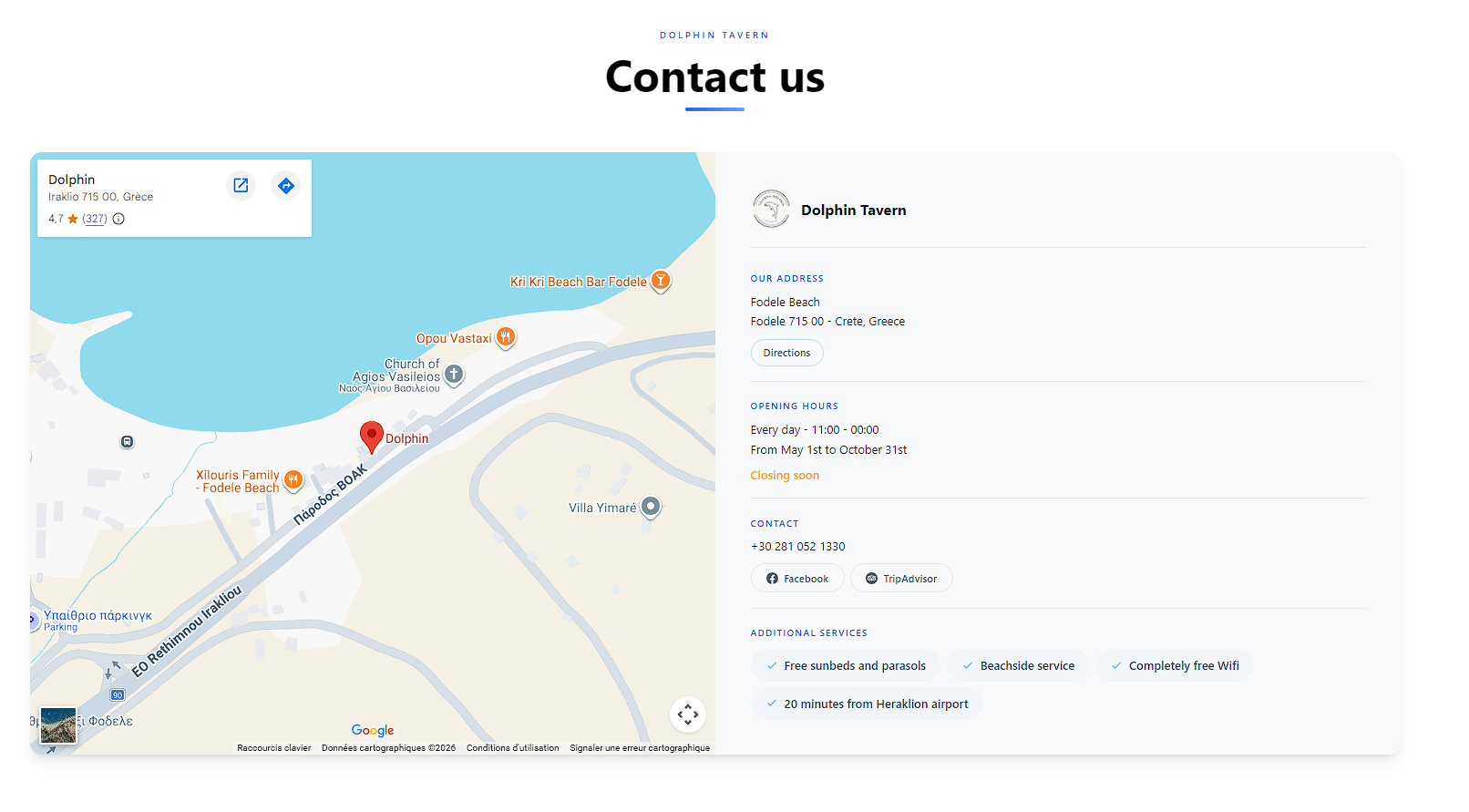 Développement d'un site internet pour un restaurant - Image 5